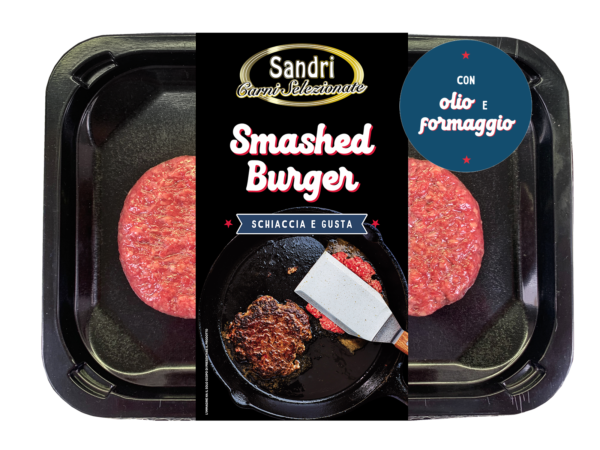 SMASHED BURGER OLIO E FORMAGGIO